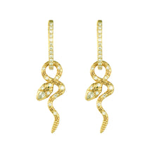 Diamond Double Sided Coiled Snake Charm