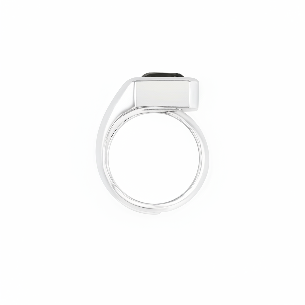 Silver Grey Spinel Wrap Ring