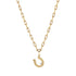 Groovy Diamond Horseshoe Hinged Charm