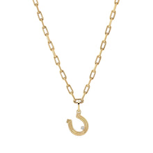 Groovy Diamond Horseshoe Hinged Charm
