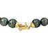 XL Tahitian Pearl & Diamond Gold Toggle Necklace