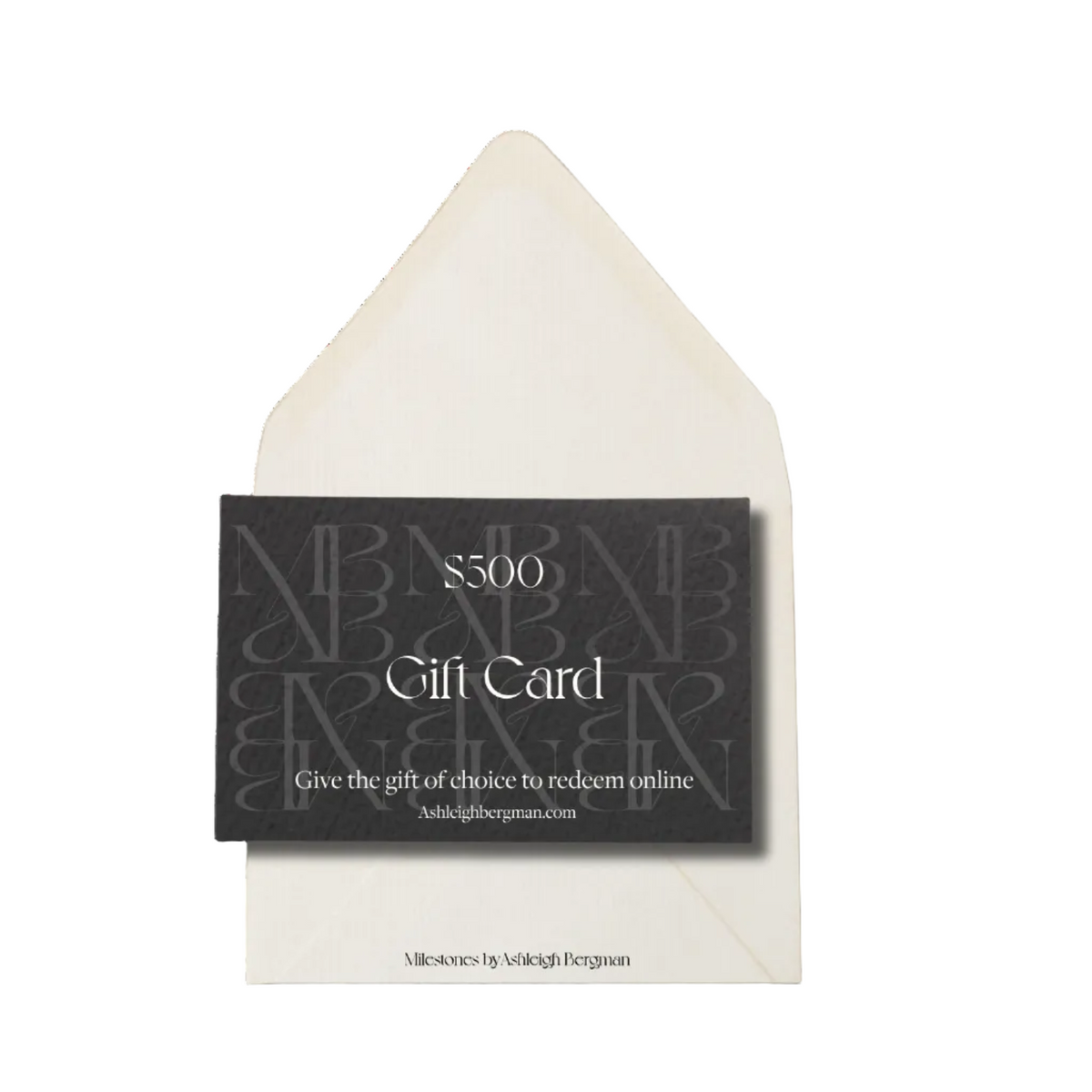 Milestones by Ashleigh Bergman Gift Card