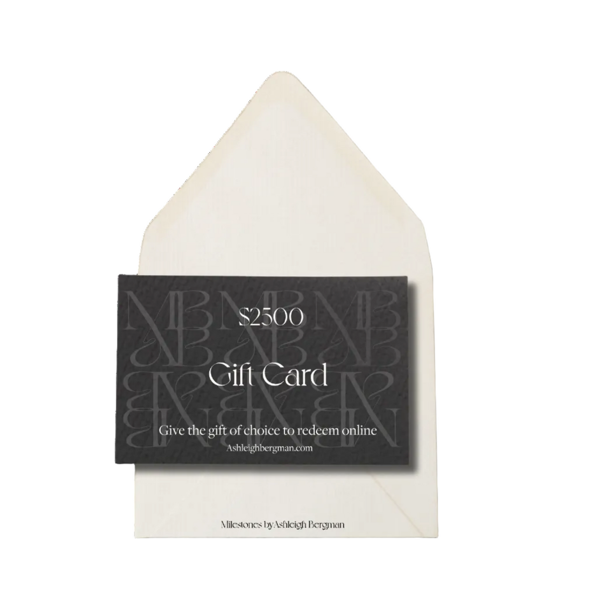 Milestones by Ashleigh Bergman Gift Card
