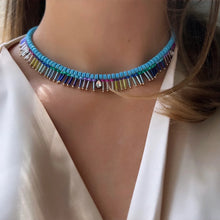 On the Fringe Beaded Collar Necklace