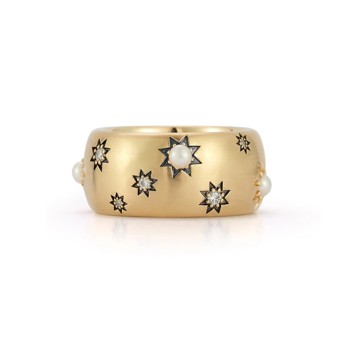 Celeste Diamond & Pearl Cigar Band