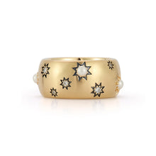 Celeste Diamond & Pearl Cigar Band