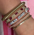 Adjustable Diamond Baguette Bezel Bracelet