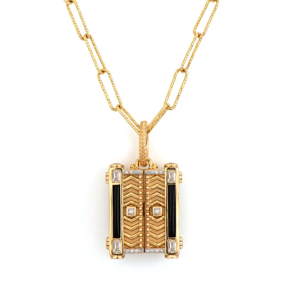 Ancient Balinese Emerald Door Pendant