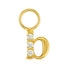 Mini Diamond Initial Charm