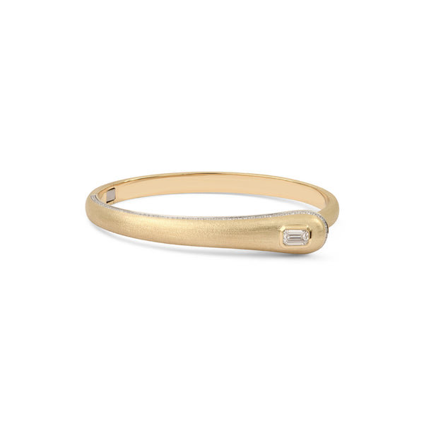 Prestige Satin Diamond Bangle Bracelet