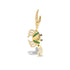 Tsavorite & Pave Diamond Statement Crab Earring