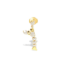 Pinch Me Diamond Lobster Stud Earring
