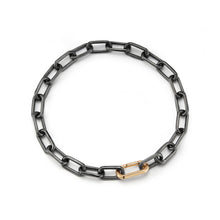 Saxon Chain Link Men's Bracelet with Elongated Clasp