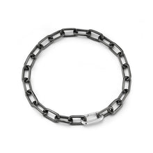 Saxon Chain Link Men's Bracelet with Elongated Clasp