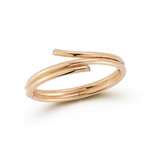 Thoby Gold & Diamond Double Spiral Bracelet