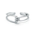 Huxley Gold & Diamond Coil Cuff Bracelet