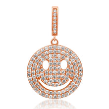 Be Happy Jumbo Diamond Smiley Face Charm