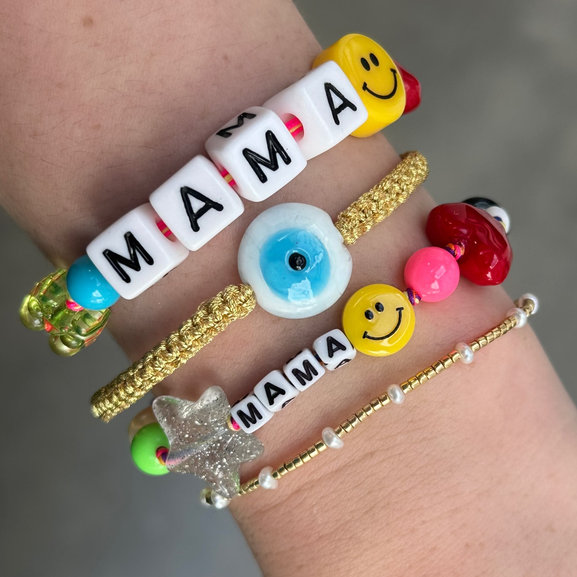 Beaded Adjustable Pearl Friendship Bracelet