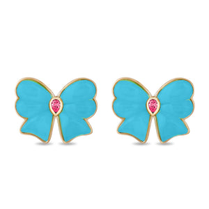 Berkeley Small Bow Stud Earrings