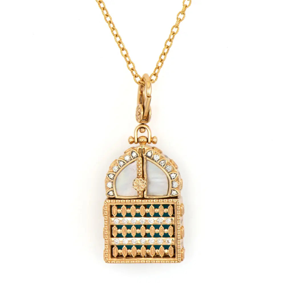 Blue City Moroccan Door Pendant