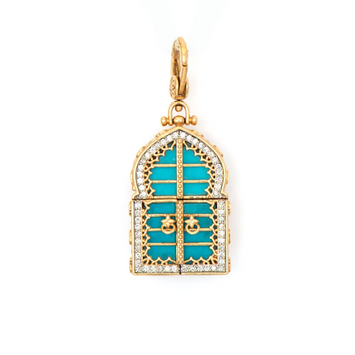 Blue City Moroccan Door Pendant