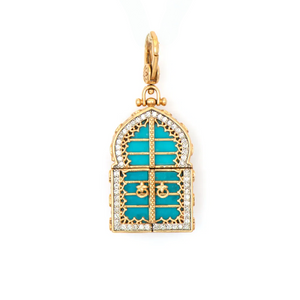 Blue City Moroccan Door Pendant