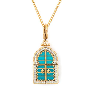 Blue City Moroccan Door Pendant