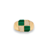 Damier Diamond & Precious Stone Square Checker Board Ring
