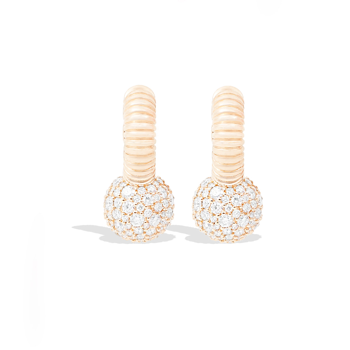 Revel Bobble Huggie Hoop Earrings