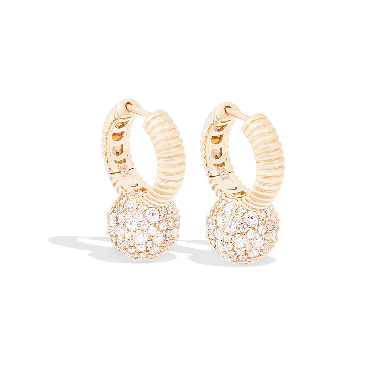 Revel Bobble Huggie Hoop Earrings