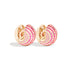 Revel Large Bead Huggie Hoop Earring