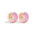 Revel Large Bead Huggie Hoop Earring
