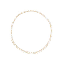 Found Curve Link Riviere Necklace