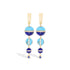 Revel Inlay Bobble Chandelier Earrings