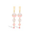 Revel Inlay Bobble Chandelier Earrings