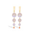 Revel Inlay Bobble Chandelier Earrings
