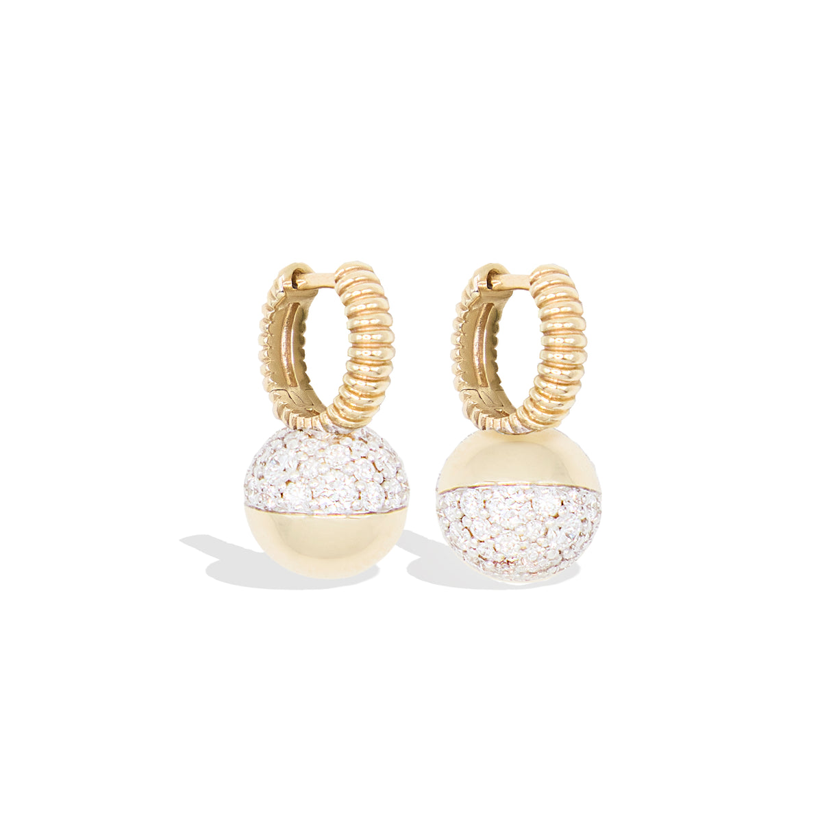 Revel Mini Diamond Bobble Huggies