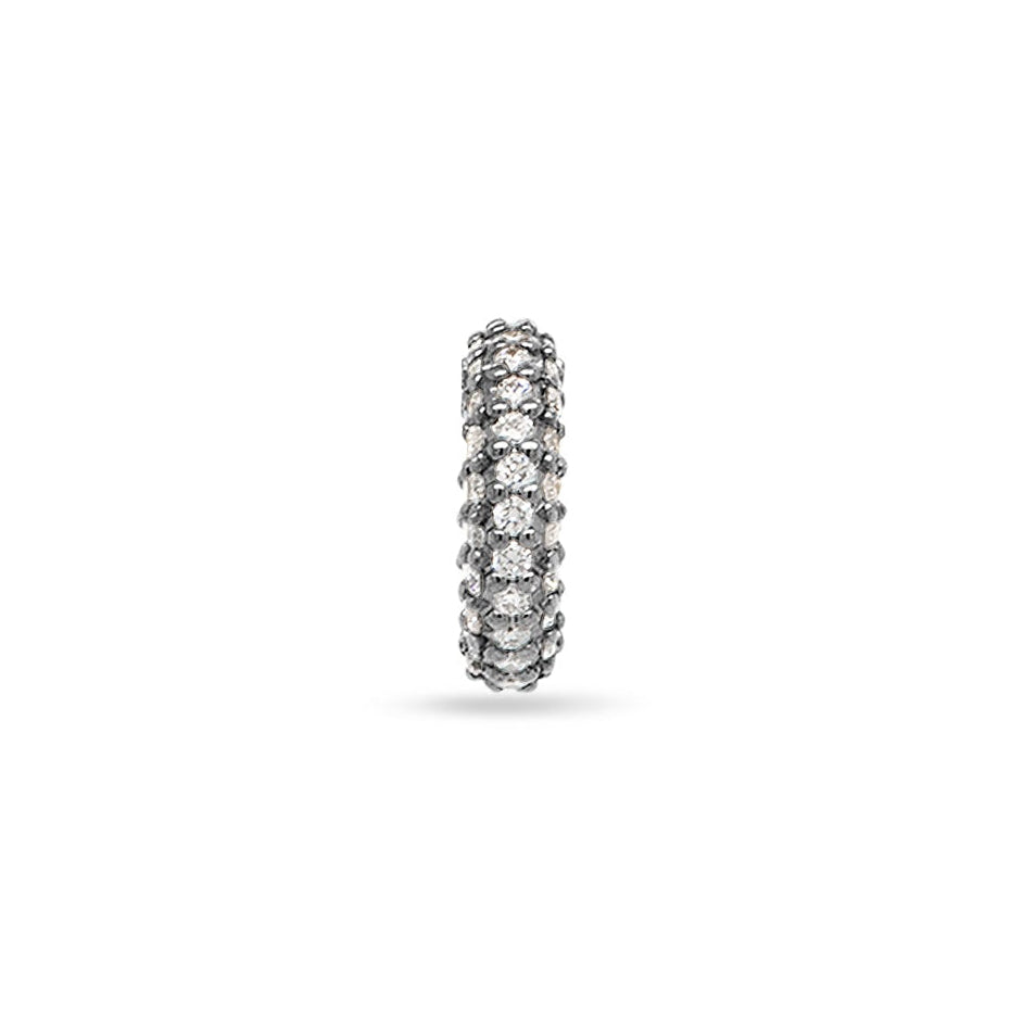 Small Story Gemstone or Diamond Bead Charm