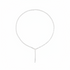 Silver Faceted Lariat Chain Necklace