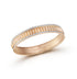Clive Gold & Diamond Edge Fluted Cuff Bangle Bracelet