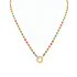 22" Gemstone Closure Necklace