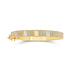 Pinstripe Strength Diamond Bangle Bracelet with Diamonds & Mother of Pearl