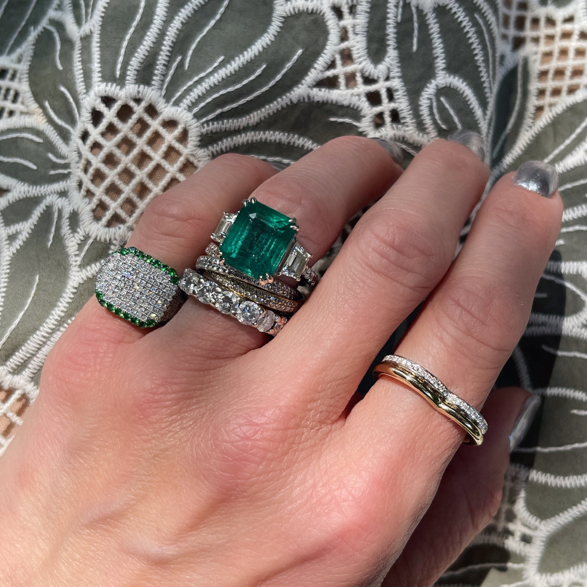 High Polish Amor Heart Ring
