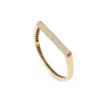 Full Diamond & Gemstone Grace Bangle Bracelet