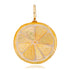 Golden Mother of Pearl Lemon Twist Charm