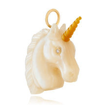 Mother of Pearl Unicorn Charm