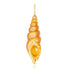 White or Golden Mother of Pearl Spiral Shell Charm