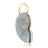 Abalone & Diamond Luminescent Ammonite Shell Charm