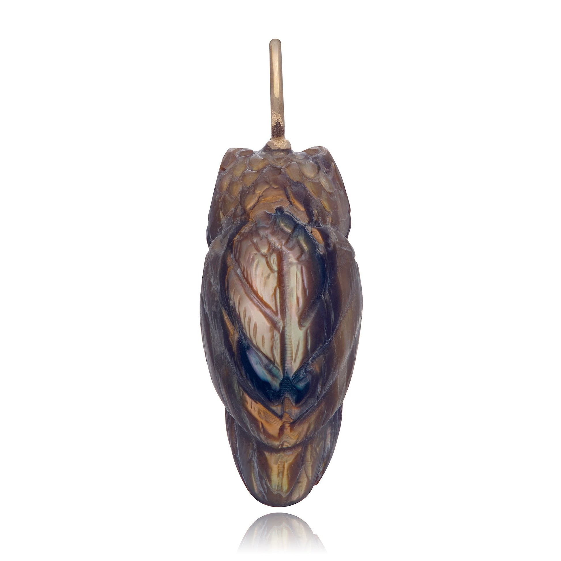 Hand Carved Owl Charm