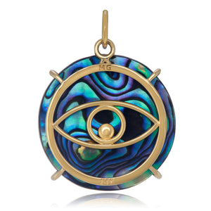 Day & Night Yin Yang Gemstone Pendant Charm